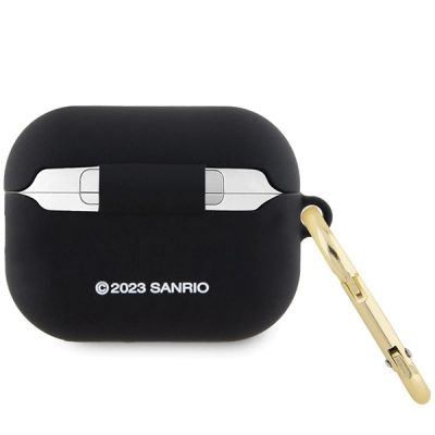 2. Hello Kitty Silikon 3D Kitty Head Case für AirPods Pro 2 (2022/2023) – Schwarz