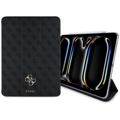 Guess GUFC13PM24PS4SGK iPad Pro 13" 2024 schwarz/schwarz magnetisches 4G großes Logo