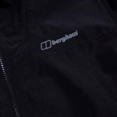 9. Herren-Regenjacke Berghaus Deluge Pro 3.0, Größe M, schwarz