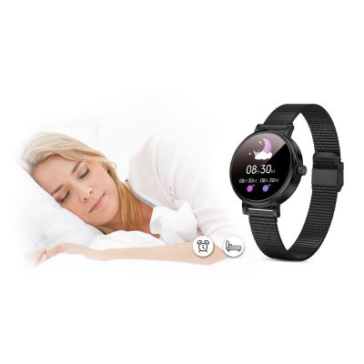 12. RUBICON SMARTWATCH RNBE64-3 SCHWARZ Damenuhr