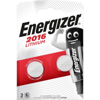 ENERGIZER Spezial-Lithium-CR2016-Batterien, 2 Stück, 3 V