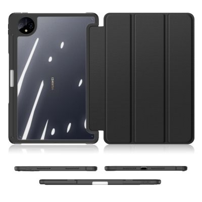 5. Dux Ducis Toby Hülle für Huawei MatePad Pro 11'' (2022) Cover mit S Pen Pen Smart Cover Ständer Schwarz