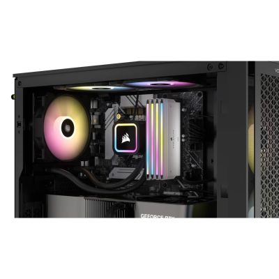 6. Corsair 32 GB PC 7000 CL34 DDR5-Speicherkit, 2 x 16 GB, Dominator T RGB Weiß, Einzelhandel