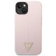 3. Guess Silikon Dreieck Hülle für iPhone 14 6.1" - Lila