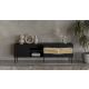 6. INSERTO 3D1W TV-Schrank 190x40x61,5 schwarz + LED