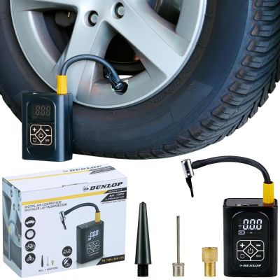 2. DUNLOP AUTOKOMPRESSOR 150 PSI DIGITALER KOMPRESSOR MIT POWERBANK-FUNKTION
