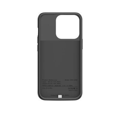 Tech-Protect PowerCase-Hülle für iPhone 14 / 14 Pro mit 4800-mAh-Powerbank – Schwarz