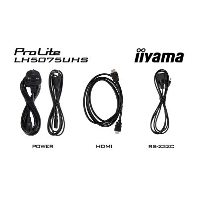 16. Iiyama-Panel 50" 3840x2160 UHD VA Haze 25 % 500 cd/m2