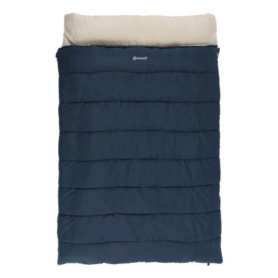 Outwell Contour Lux Doppelschlafsack für Erwachsene, rechteckig, aus Polyester, blau