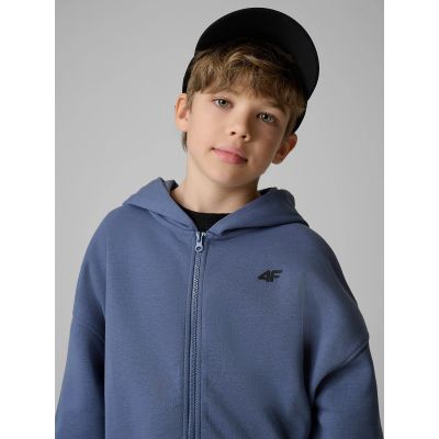 4. Locker geschnittener Kapuzenpullover für Jungen, Größe 4F 4FJRSS26TSWSM3051-33S