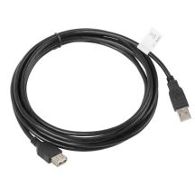Lanberg CA-USBE-10CC-0030-BK Kabel (USB 2.0 Stecker - USB 2.0 Buchse; 3 m; Schwarz)