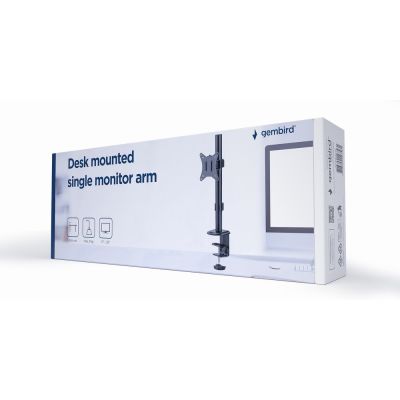 21. GEMBIRD Verstellbarer Schreibtischmonitorarm 17"-32", bis zu 9 kg
