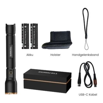 6. Duracell DF6000R Geschenkbox-Taschenlampe
