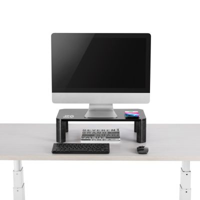 6. ERGOOFFICE Monitor-Tischständer mit Qi-Ladegerät ER-415