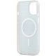 7. DKNY IML Mono & Stripe MagSafe Hülle für iPhone 15 / 14 / 13 – Blau