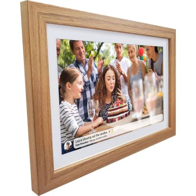 2. Denver-Fotorahmen mit FRAMEO 10,1" 16GB hellem Holz