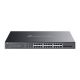 6. TP-Link Omada SG3428XMPP Netzwerkkabel, verwalteter L2+ Gigabit-Ethernet-Port (10/100/1000) mit PoE-Unterstützung, 1 HE, Schwarz