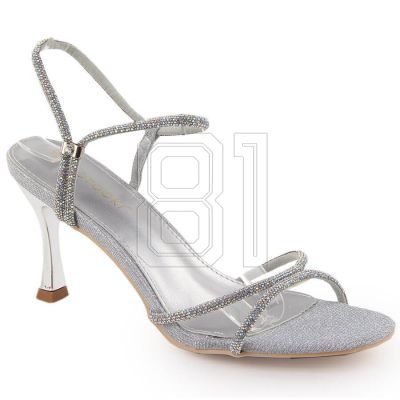 10. Sandalen mit Zirkonen Potocki W LE20326 WOL282B