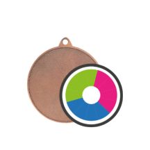 Allgemeine bronzefarbene Stahlmedaille mit Aufdruck Luxor Jet