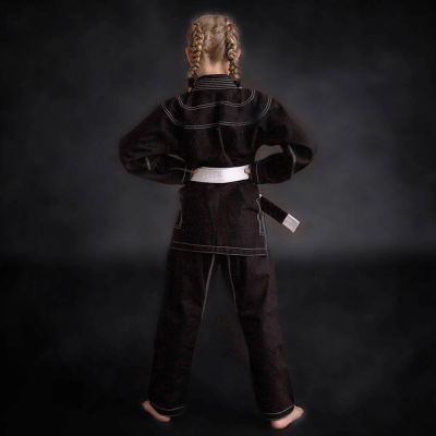 13. BJJ Kimono / GI für Kinder Schwarz + GRATIS Gürtel - X-SERIES M0