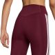 5. adidas Optime Essentials Workout Leggings für Damen mit 3 Streifen, 7/8-Länge, Burgunderrot, KT3772