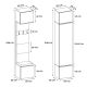 8. GARDEROBE HAGA IV 3SZ1W WEISS