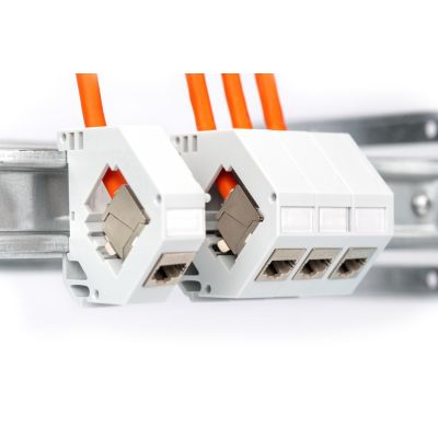 7. Digitus Cat.7 Installationskabel, S/FTP, DCA-S1A D1 A1, AWG 23/1, LSOH, 1000 m, Orange, auf Rolle