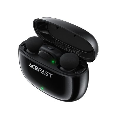 2. Acefast R2 Kabellose Lavalier-Mikrofone - Schwarz