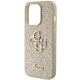 6. Guess Glitter Script Big 4G iPhone 15 Pro Hülle - Gold
