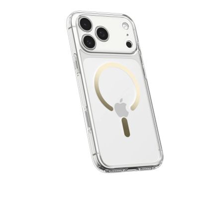 12. Spigen Ultra Hybrid MagSafe Case für iPhone 17 Pro Max - Transparent Gold