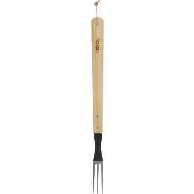 17. Grillgabel 46 cm mit Holzgriff
