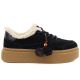 2. Schwarze Kobbo 79665 Leder-Plateauschuhe mit Isolierung