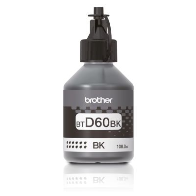 Brother schwarze Tinte BTD60BK = BTD-60BK, 6500 Seiten, 108 ml
