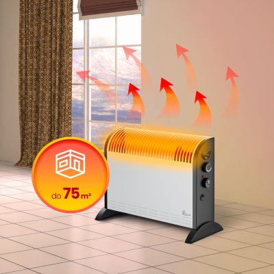 7. Extralink LCV-06 | Konvektorheizung | 2000 W, 3 Betriebsmodi, Thermostat, Ventilator