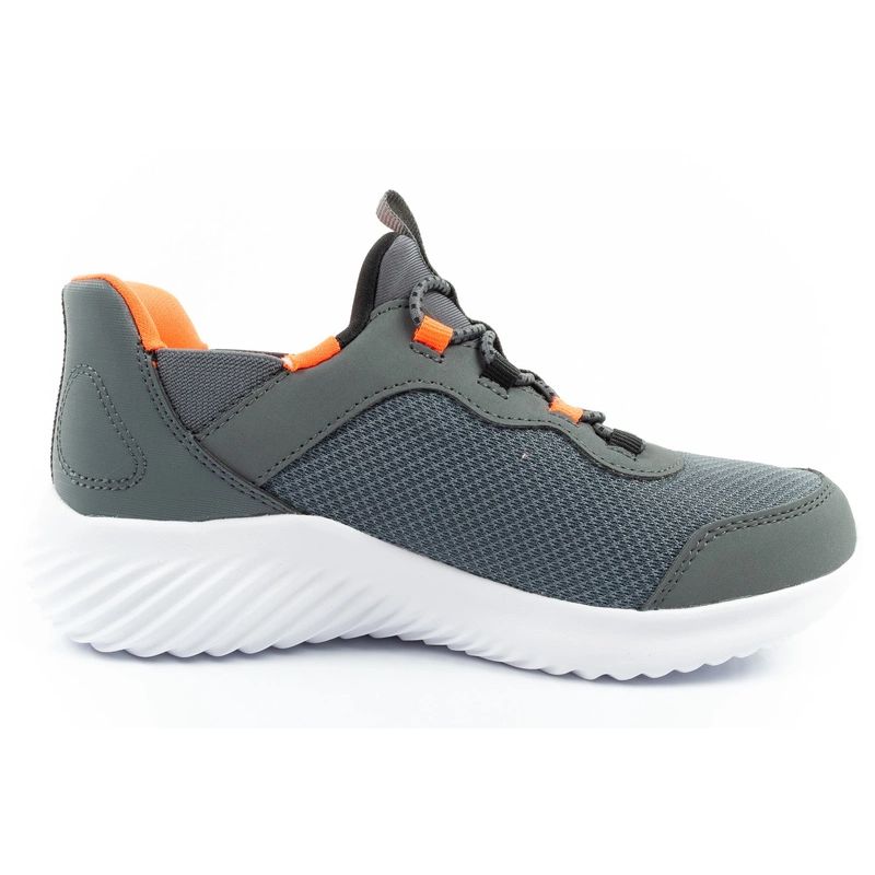 4. Skechers Bounder Slip-ins Junior Kinder Sportschuhe Grau