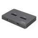 34. USB-C 3.2 Gen2 Dockingstation für M.2 Duo NVMe- und SATA-SSDs (max. 2 x 4 TB) mit SD-Express 7.1-Kartenleser (max. 2 TB), Schwarz