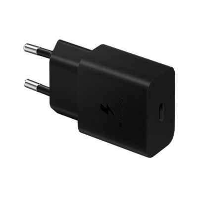 Samsung Netzteil 15W USB-C Schnellladefunktion (ohne Kabel); Schwarz