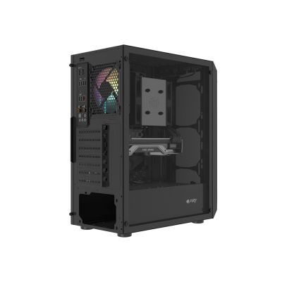 45. FURY COMPUTERGEHÄUSE FURY SHOBO RGB MIDI TOWER MIT FENSTER SCHWARZ