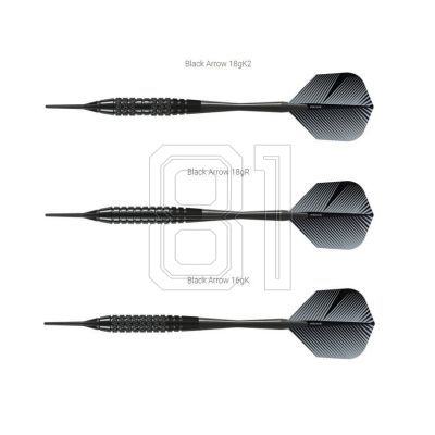 7. Harrows Black Arrow Softip Darts HS-TNK-000013120
