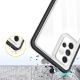 6. Klare 3in1 Hülle für Samsung Galaxy A73 Frame Cover Gel Schwarz