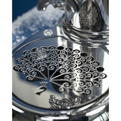 22. La Pavoni Milano manueller Hebel-Espressokocher, silber