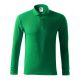 2. Malfini Pique Polo LS M MLI-22116 grasgrünes Poloshirt
