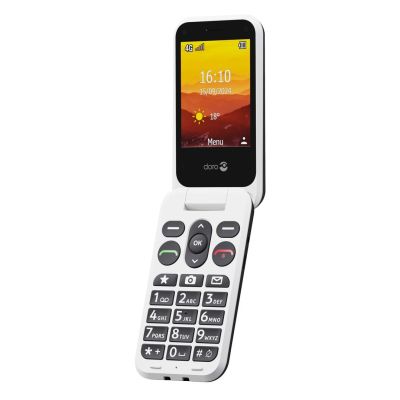 Doro Leva L20 7,11 cm (2,8") 132 g Schwarz, Weiß Funktionsfähiges Handy