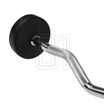 32. Gummierte Langhantel-/Curlstange 20 kg HMS GSL-20