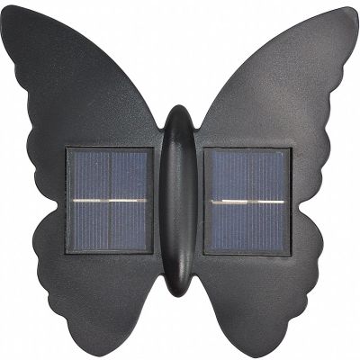 Solar-Wandleuchte Schmetterling 2 LED