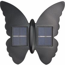 Solar-Wandleuchte Schmetterling 2 LED