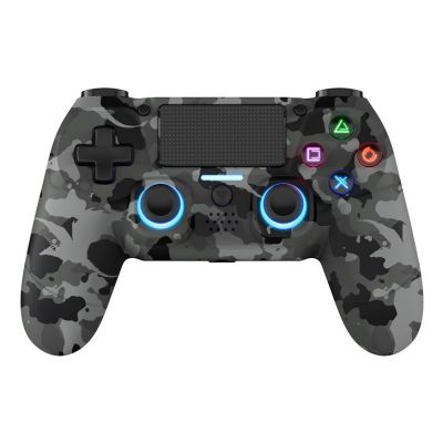 Dragonshock Mizar+ Bluetooth-Gamepad (Analog/Digital) in Schwarz, Grau und Camouflage, kompatibel mit PC, PlayStation 4 und Android