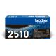 7. Brother TN-2510 Tonerkartusche, 1 Stück, Original Schwarz