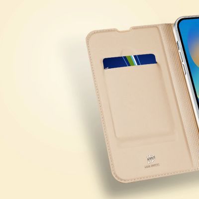 14. Dux Ducis Skin Pro Holster Flip Cover für iPhone 14 Pro Max blau