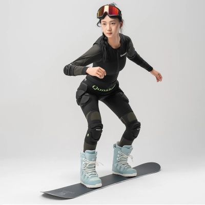 10. Qunature Ski-Hüftprotektoren – Advanced L Ski, Snowboard, Skates – Schwarz